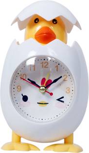 Kadio Analog Yellow Clock