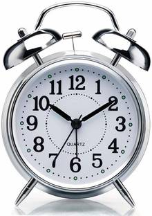 NORWICH ENTERPRISE Analog Silver Clock