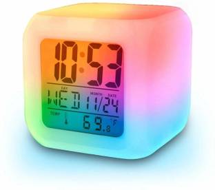 DNEXT Digital White Clock