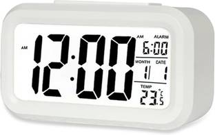 Dwiti Enterprise Digital White Clock