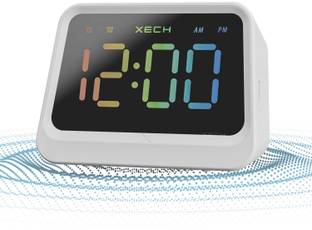 xech Digital White Clock