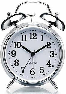 BBD Kitchen Shop Analog Silver Clock