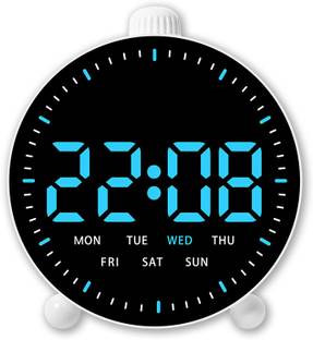 Gnexin Digital Blue white Clock