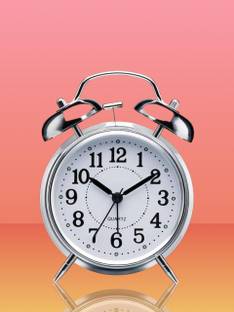 ONEKLIK Analog Silver Clock