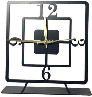 OMETAL Analog Black Clock