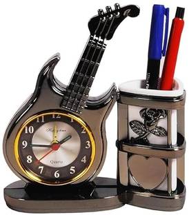 Ryme Analog Black Clock