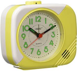 ajanta orpat Analog Yellow Clock
