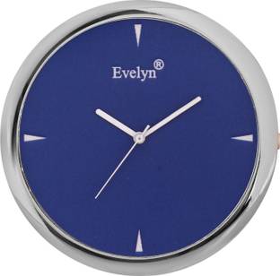 Evelyn Analog Blue Clock
