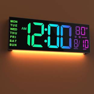 AADGEX Digital Multicolor Clock