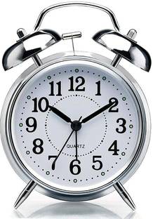 deadly Analog Silver Clock