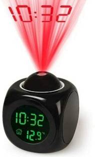 DHYAN ENTERPRISE Digital Black Clock