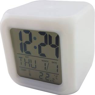 SahiBUY Digital White Clock