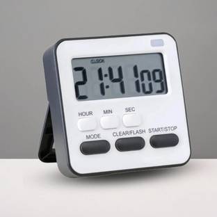 YELONA Digital Black Clock