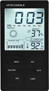 APTECHDEALS Digital Black Clock