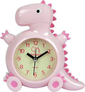 Kadio Analog Pink Clock