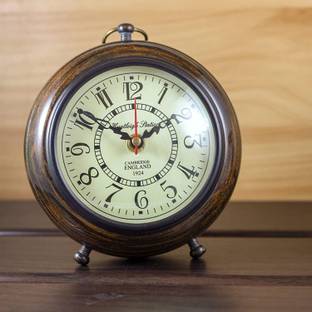 APAX Analog Brown Clock