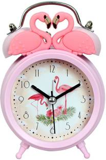 Kadio Analog Pink Clock