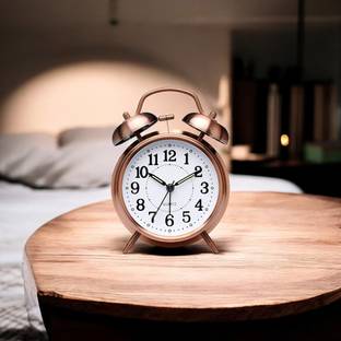 omkarzone Analog Brown Clock