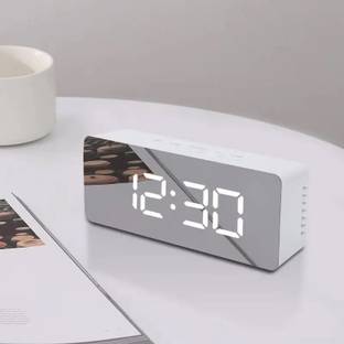 MYSASHOP Digital White Clock