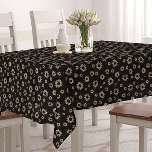 CASA FURNISHING Floral 6 Seater Table Cover