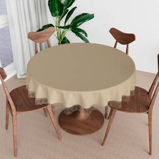 KUBER INDUSTRIES Self Design 4 Seater Table Cover