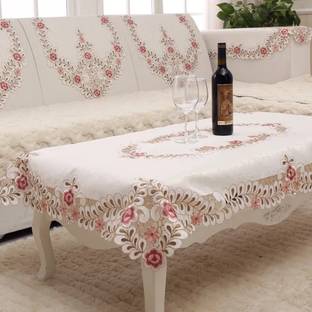 DECOLOGY Embroidered 2 Seater Table Cover