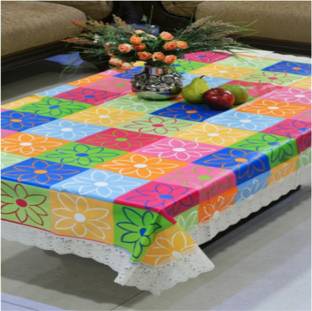 WIN WORLD Printed 4 Seater Table Cover