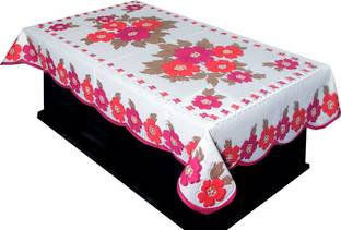 KUBER INDUSTRIES Self Design 4 Seater Table Cover