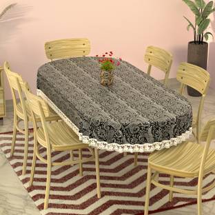 KUBER INDUSTRIES Floral 6 Seater Table Cover