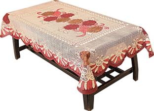KUBER INDUSTRIES Cotton 4 Seater Floral Table Cover
