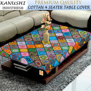 Kanushi Industries Printed 4 Seater Table Cover