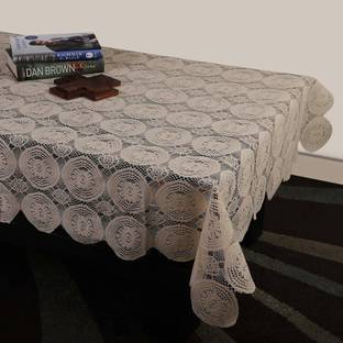 CASA FURNISHING Floral 4 Seater Table Cover