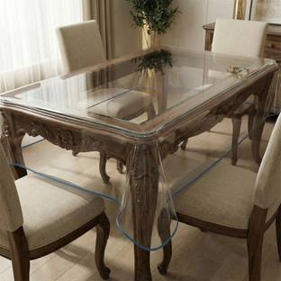 Zyraan Decor PVC 4 Seater Solid Table Cover