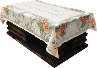 KUBER INDUSTRIES Plastic 4 Seater Printed Table Cover