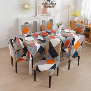 Magic Cover Printed 6 Seater Table Cover
