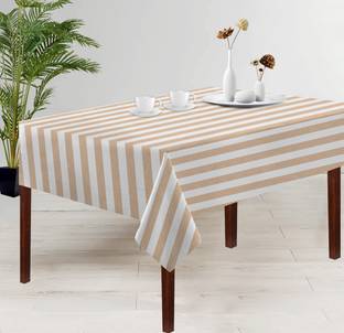 OASIS Striped 8 Seater Table Cover