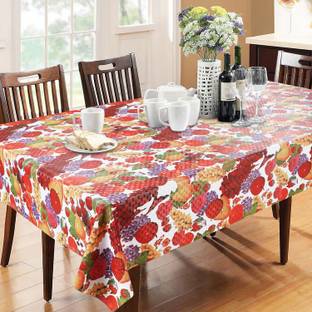 Dakshya Industries Printed 6 Seater Table Cover