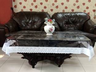 KUBER INDUSTRIES Printed 4 Seater Table Cover