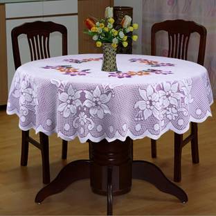 Dakshya Industries Floral 4 Seater Table Cover