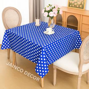 Jainco Decor Polka 4 Seater Table Cover