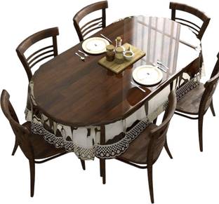Dynamicdecor Solid 6 Seater Table Cover