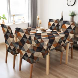 DECORIAN Geometric 4 Seater Table Cover