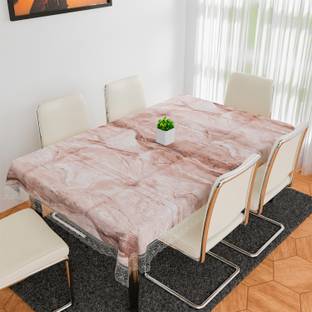 KUBER INDUSTRIES Solid 6 Seater Table Cover