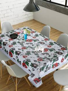 RMDecor Printed, Floral 6 Seater Table Cover