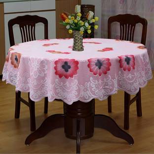 Dakshya Industries Floral 4 Seater Table Cover