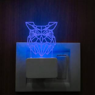 StarLaser Acrylic Owl Illusion Night lamp Automatically Color Change Light lamp Night Lamp