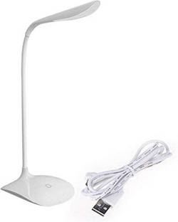 DayalEnter Powerful Rechargeable Emergency Table Lamp / Student Reading Light Table Lamp