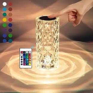 NPU New LED Diamond Table Lamp 16 Color Changing Light With Remote 840 Table Lamp