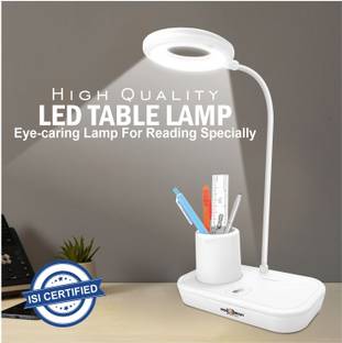 Daily Needs Shop 3 Mode Rechargeable Touch Control Table Desk LED Light with Pen & Mobile Stand Study Lamp