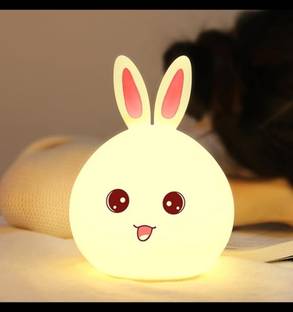 Mattpie Big Face Rabbit Silicone Night Light Night Lamp